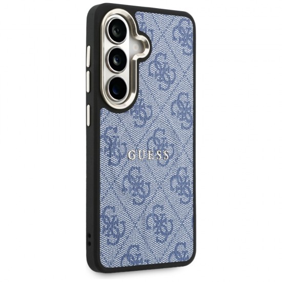 Etui Guess 4G Embossed Ring MagSafe na Samsung Galaxy S26 - niebieskie