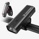 Wozinsky WSBLB2 Front (400 lm) and Rear USB-C Bike Light Set - Black
