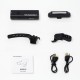 Wozinsky WSBLB2 Front (400 lm) and Rear USB-C Bike Light Set - Black