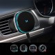 Wozinsky WCT5-Q6S2Y Car Holder with Qi/MagSafe 15W Inductive Charger for Ventilation Grill with Fan - Black