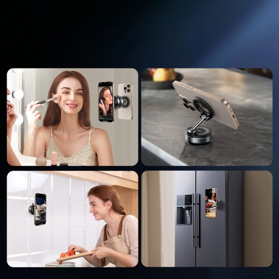 Joyroom JR-ZS501 Magnetic Car Holder Compatible with MagSafe for Dashboard - Dark Gray