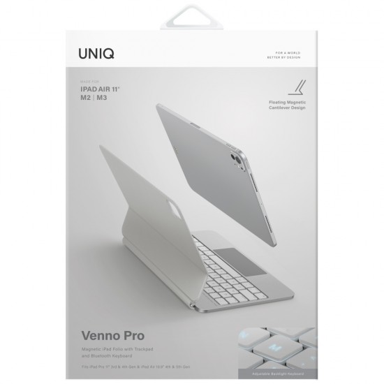Uniq Venno Pro Magnetic Smart Case with Keyboard for iPad Air 10.9