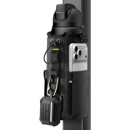 Spigen Tumbler Holder Bag Magnetic for Water Bottle, Phone, Keys - Black