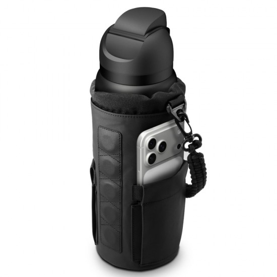 Spigen Tumbler Holder Bag Magnetic for Water Bottle, Phone, Keys - Black