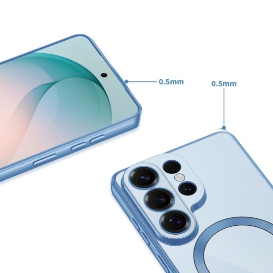 Tech-Protect MagFlex Case for Samsung Galaxy S26 Ultra - Transparent Blue