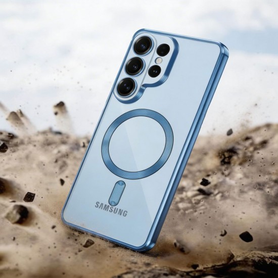 Tech-Protect MagFlex Case for Samsung Galaxy S26 Ultra - Transparent Blue