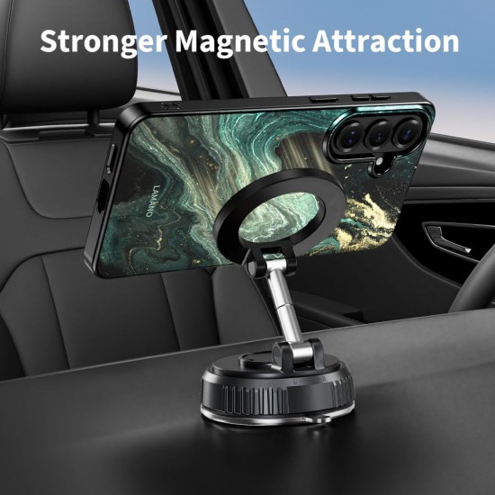 Tech-Protect Lamano MagSafe Case for Samsung Galaxy A57 5G - Black and Green