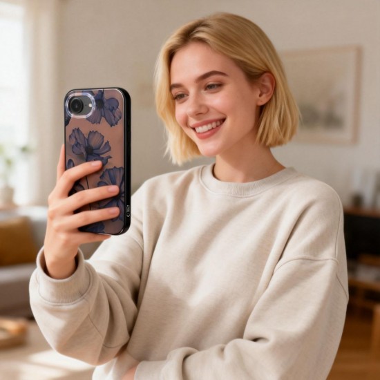 Tech-Protect Lamano MagSafe case for iPhone 16e / 17e - brown-purple