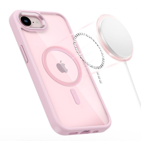 Tech-Protect Magmat MagSafe Case for iPhone 16e / 17e - Transparent Pink