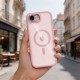 Tech-Protect Magmat MagSafe Case for iPhone 16e / 17e - Transparent Pink