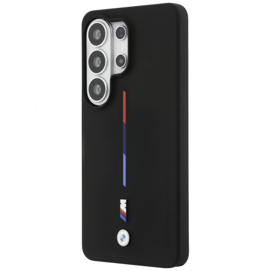 BMW M Silicone Tricolor Line MagSafe Case for Samsung Galaxy S26 Ultra - Black