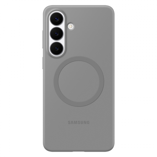 Samsung Silicone Magnet Case for Samsung Galaxy S26+, compatible with MagSafe - gray