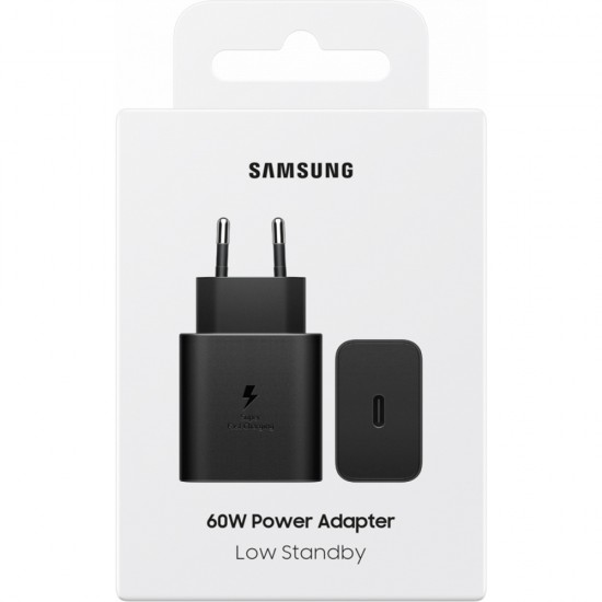 Samsung EP-T6010NBEGWW 60W 3A USB-C Wall Charger - Black