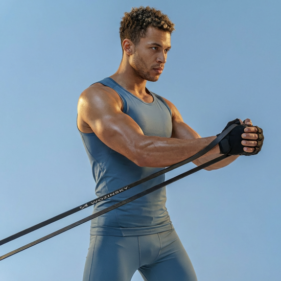 Wozinsky WGO-3 latex resistance bands - 3 pcs.