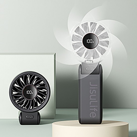 Jisulife Handheld Fan Life7 3600mAh Portable USB Fan - Black
