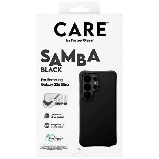CARE by PanzerGlass Samba Black Qi Case for Samsung Galaxy S26 Ultra - Black