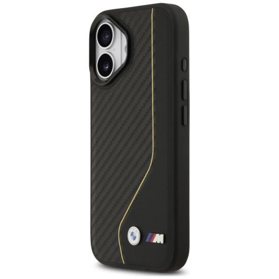 BMW M Carbon Line & Logo MagSafe Case for iPhone 17 - Yellow