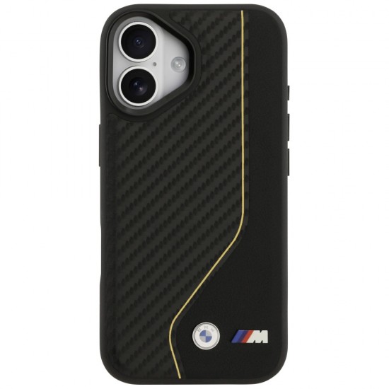 BMW M Carbon Line & Logo MagSafe Case for iPhone 17 - Yellow