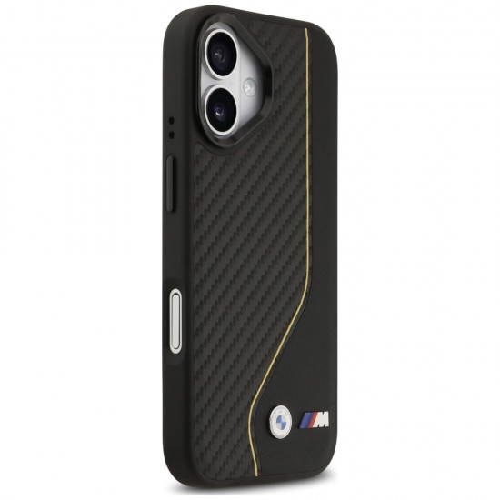 BMW M Carbon Line & Logo MagSafe Case for iPhone 17 - Yellow