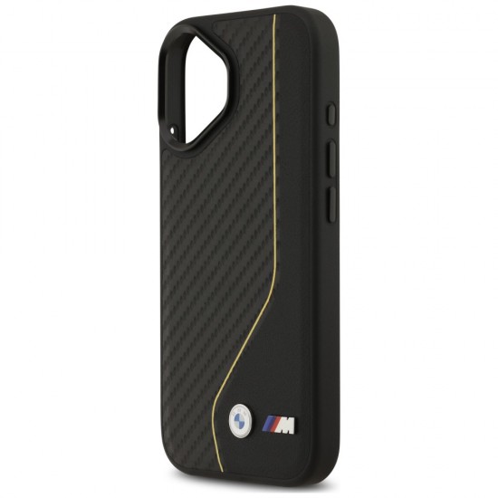 BMW M Carbon Line & Logo MagSafe Case for iPhone 17 - Yellow
