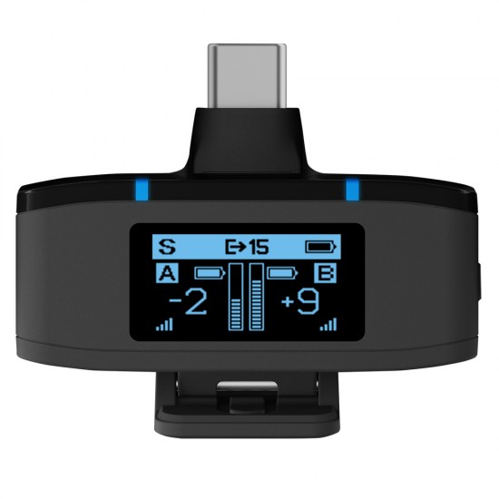 BOYA BOYAMIC 2-02 Wireless Microphones 2.4 GHz USB-C - Black