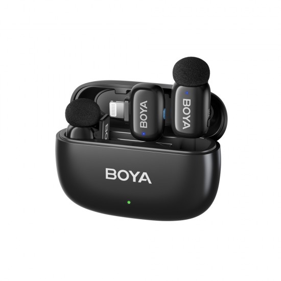BOYA mini 2-01 wireless microphones 2.4GHz USB-C - black