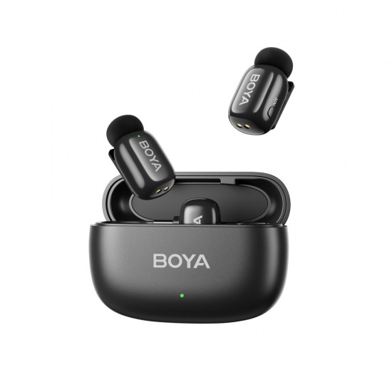 BOYA mini 2-02 wireless microphones 2.4GHz USB-C - black