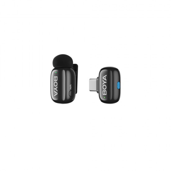 BOYA mini 2-02 wireless microphones 2.4GHz USB-C - black