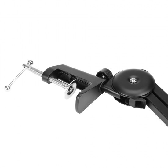 BOYA BY-BA20 adjustable desk microphone arm with basket - black