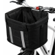 Wozinsky fabric bicycle basket large - black