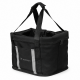 Wozinsky fabric bicycle basket large - black