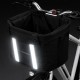 Wozinsky fabric bicycle basket large - black