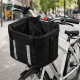Wozinsky fabric bicycle basket large - black