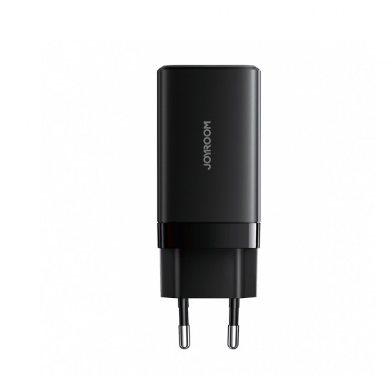 Joyroom JR-TG10 65W GaN 2x USB-C + USB-A wall charger with 100W USB-C - USB-C 1.2m cable - black