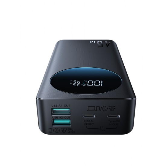 Joyroom JR-PBF02 Pro 20000 mAh 45W Powerbank with Digital Display 2x USB-A 2x USB-C - Black