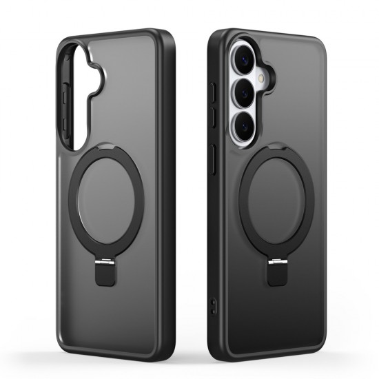 Dux Ducis Yind Case for Samsung Galaxy S26+ with Stand, Compatible with MagSafe - Black