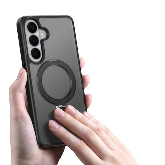 Dux Ducis Yind Case for Samsung Galaxy S26+ with Stand, Compatible with MagSafe - Black