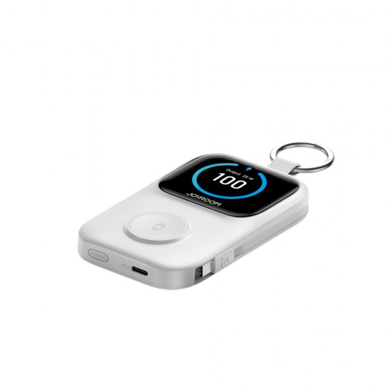 Joyroom JR-W19 5000mAh Powerbank with 5W Wireless Watch Charging - White