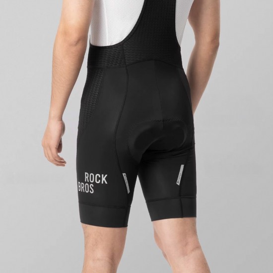 Rockbros YDDK009 Men's Cycling Bib Shorts with Pad Size M - Black