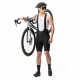 Rockbros YDDK009 Men's Cycling Bib Shorts with Pad Size L - Black