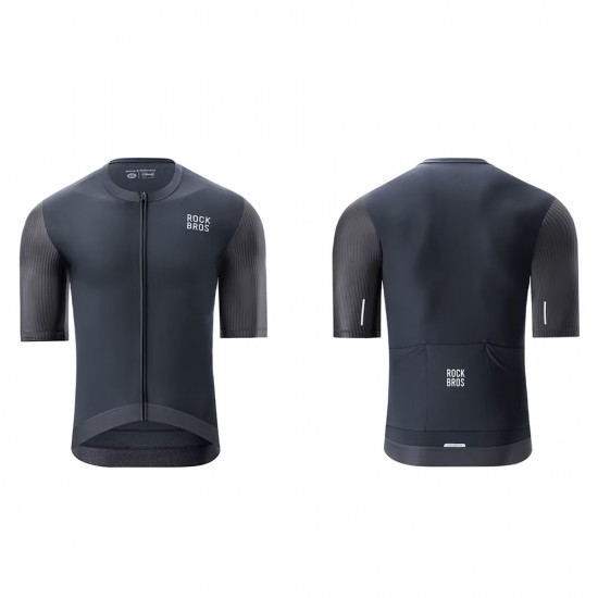 Rockbros 15200025 Short Sleeve Cycling Jersey Size XXL - Black