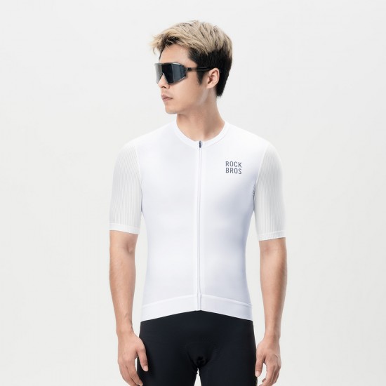 Rockbros 15200025 Short Sleeve Cycling Jersey Size XS - White