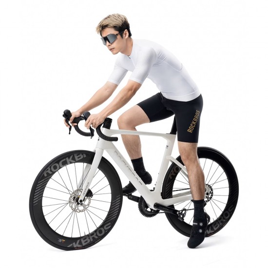 Rockbros 15200025 Short Sleeve Cycling Jersey Size XXL - White