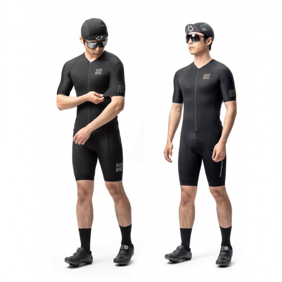 Rockbros YDDX011 Diamond Short Sleeve Cycling Jersey Size XL - Black
