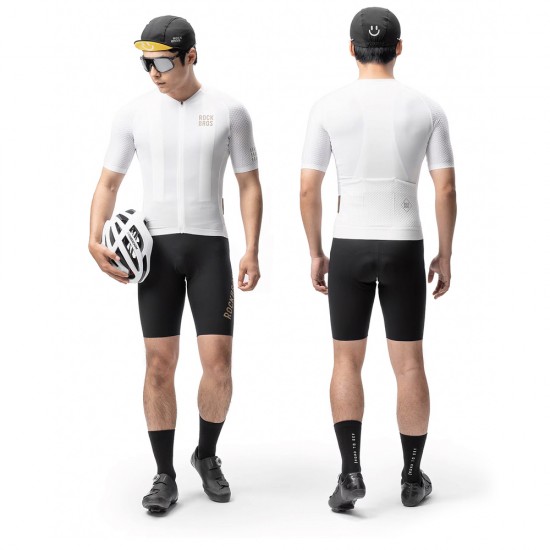 Rockbros YDDX011 Diamond Short Sleeve Cycling Jersey Size XXS - White