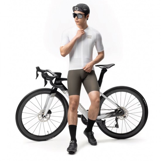 Rockbros YDDX011 Diamond Short Sleeve Cycling Jersey Size XXS - White
