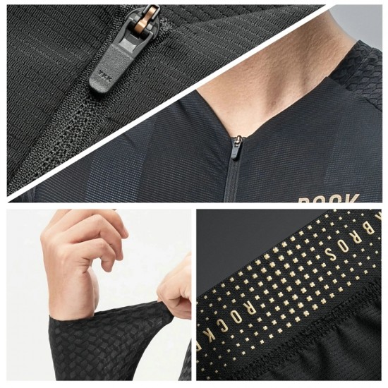 Rockbros YDCX008 Diamond Long Sleeve Cycling Jersey Size M - Black