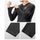 Rockbros YDCX008 Diamond Long Sleeve Cycling Jersey Size XXXL - Black