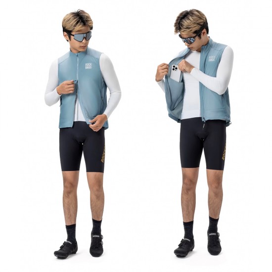 Rockbros YDMJ003 Spring/Autumn Windproof Vest Size M - Blue