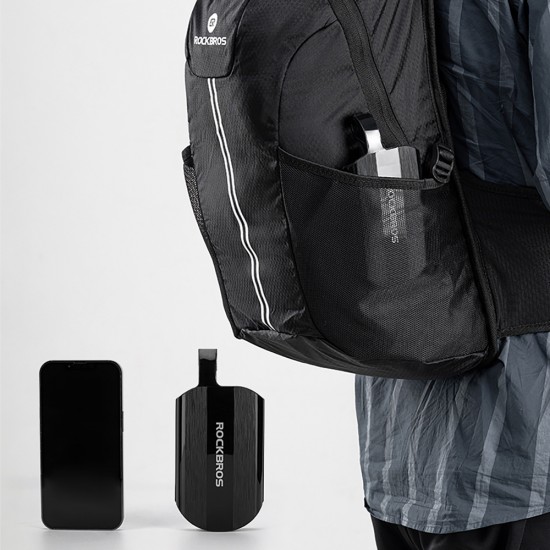 Rockbros FK-810 Folding Telescopic Bicycle Fender Set - Black